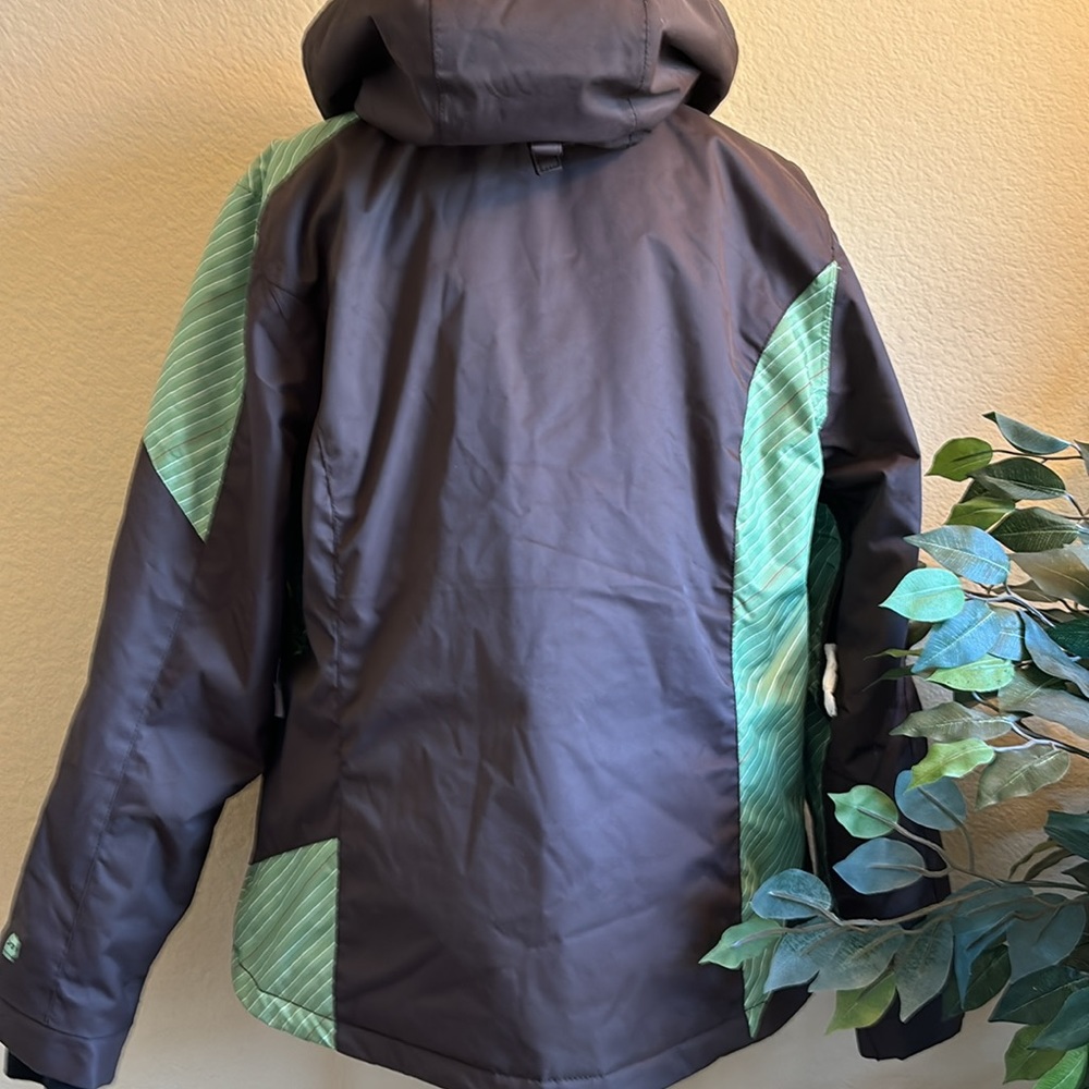 NWOT - Orage Brown and Green Women's Ski Jacket, Women's XL - Picture 4 of 16
